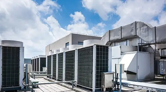 Commercial rooftop air conditioning units